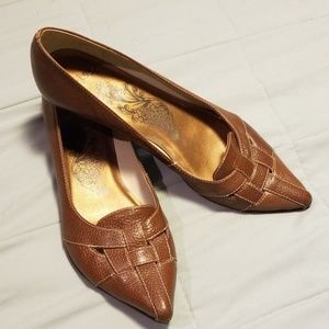 Brown leather Matisse flats